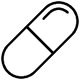 simple capsule icon for convenience