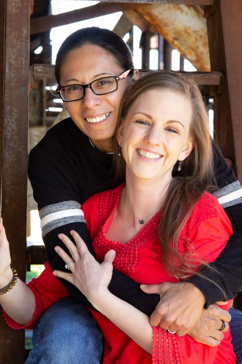 April and Christa Zuniga, co-founders of Eat Your Greens! Organic Farm