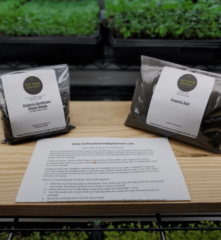 Microgreens Starter Kit Refills (2) - Eat Your Greens! Organic Farm