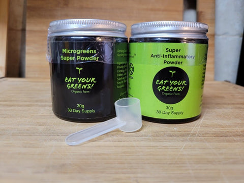Microgreens Powder Gift Set - Eat Your Greens! Organic Farm