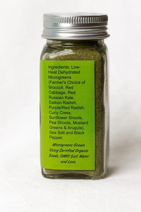 Microgreens Sea Salt & Black Pepper - Eat Your Greens! Organic Farm
