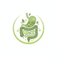 shade of green digestive system icon for supports Gut Health